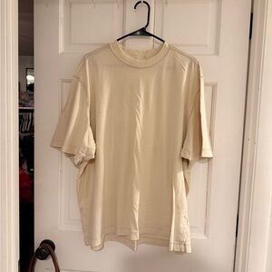 Abercrombie & Fitch Men's Beige Soft A&F tee